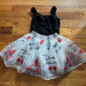 Doe a Dear tutu skirt + leotard